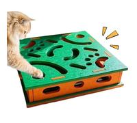 Coffret D'enrichissement Pour Griffes De Chat | Jouet Labyrinthe à Griffes Silencieux,Avec Ballon à Clochette, Griffoir en Feutre et Boîte à Puzzle d'Enrichissement,pour Toilettage Jeu Protection Cana