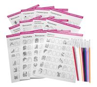Coffret D'entraînement Au Nail Art - 12 Modèles Et Feutres Pour Débutants Et Professionnels - Parfait Pour Des Créations D'ongles Créatives