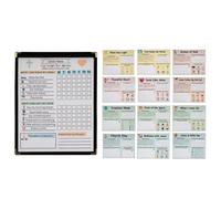Coffret des Habitudes Chrétiennes pour ,Ensemble de Loisirs Créatifs Religieux - Ensemble de Tableau de Tâches pour l'Étude de la Bible - Pour Filles Adolescents Jeunes Célébration de Noël et du Nouve