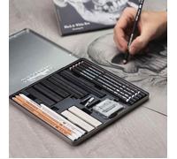 Coffret Dessin Noir & Blanc 25 Pièces
