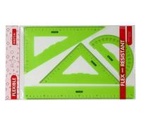 Coffret Dessin Règles Flexibles Assortiment de 3 Couleurs
