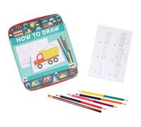 Coffret dessin véhicules ? jeu créatif pour enfants dès 5 ans multicolor TU