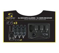 Coffret 3 Detecteurs Carp Spirit HD5 + HDR5 Noir TU