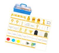 Coffret d'expériences optiques de physique - Outil de démonstration pour démonstrations en classe et laboratoire scientifique - Outil de mesure de grille optique