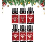 Coffret d'huile de diffusion au de Noël 10 ml d'aromathérapie naturelle | coffret d'huile pour diffuseur d'aromathérapie des fêtes Salle à Manger Chambre à Coucher Bougies Savons Artisanat