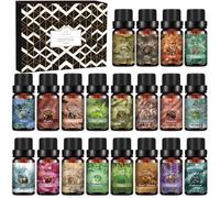 Coffret d'huiles essentielles - 20 * 10 ml d'huiles essentielles pures pour l'aromathérapie et la fabrication de bougies - Idéal pour diffuseur, savon, bougies- Petit cadeau pour Noël, anniversaire
