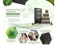Coffret d'huiles essentielles MAYJAM, Coffret d'huiles parfumées aux fruits, Coffret d'huiles essentielles - Différents sets pour diffuseurs, aromathérapie, bougies, savons Verre