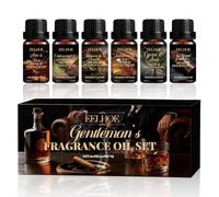 Coffret d'huiles essentielles pour homme, Huiles essentielles boisées, Huiles essentielles pour homme, Huile essentielle de santal, Huile parfumée au santal, Coffret d'huiles essentielles pourhomme