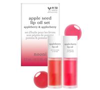 Coffret d'huiles pour les l vres NOONI Appleseed - Appleberry & Applecherry | avec huile de p pins de pomme, duo d'huiles pour les l vres, encre