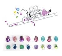 Coffret diadèmes de princesse à customiser - pierres précieuses multicolores Multicolore G