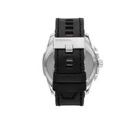 Coffret DIESEL MEGA CHIEF Montre Homme en Cuir Noir et Collier