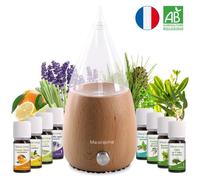 Coffret Diffuseur Cygna + 8 Huiles Essentielles 10ml Bio Ab & Made In France ? Aromathérapie - Mearome