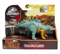 Coffret Dinosaure Chialingosaurus - Pour Jurassic World - Dino Attaque Féroce 20 Cm - Animaux Préhistorique Vert Nouveauté