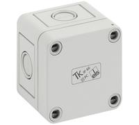 Coffret d'installation Spelsberg TK PC 77-6-M 12740101 gris clair 65 x 65 x 57