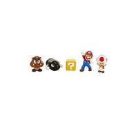 Figurines Mario - Coffret diorama classique - JAKKS PACIFIC - 5 personnages inclus - Garçon à partir de 3 ans