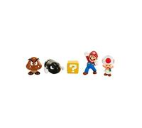 Jakks Pacific – Coffret diorama Mario classique – 5 figurines – Garçon à partir de 3 ans