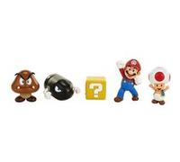 Figurines Mario - Coffret diorama classique - JAKKS PACIFIC - 5 personnages inclus - Garçon à partir de 3 ans