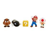 Jakks Pacific – Coffret diorama Mario classique – 5 figurines – Garçon à partir de 3 ans