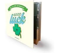 Marabout Coffret Dis lui avec un biscuit – Good luck – 3 emporte-pièces