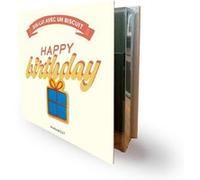 Marabout Coffret Dis lui avec un biscuit – Happy birthday – 3 emporte-pièces