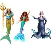 Coffret Disney la petite sirène avec Ariel, le roi Triton et Ursula