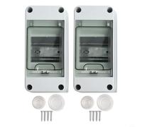 Coffret Distribution 2PCS Boîte Jonction Étanche | ABS , IP65 étanche, montage mural, 3 voies, standard, sécurité maximale