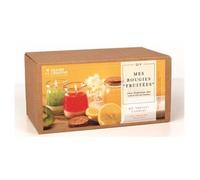 Coffret DIY bougie - DTM - Fruits - 3 contenants en verre - Cire de soja - À partir de 8 ans