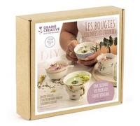 Graine créative – Kit DIY Bougies – Colorées et fleuries