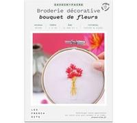 Coffret DIY - Broderie décorative - Bouquet de fleurs Multicolore G