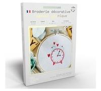 Coffret DIY - Broderie décorative - Le réveil sonne Multicolore G