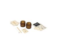 Coffret DIY Création Bougie ALTOBUY - 2 Bougies Parfumées Ambre Marron