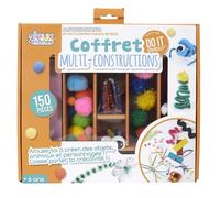 Coffret DIY de 150 fils chenilles pour réaliser plusieurs constructions créatives