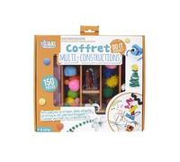 Coffret DIY de 150 fils chenilles pour réaliser plusieurs constructions créatives - -