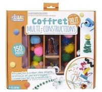 Coffret DIY de 150 fils chenilles pour réaliser plusieurs constructions créatives - - ALTOBUY