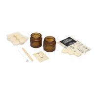 Coffret DIY Fabrication 2 Bougies parfumées à l'ambre