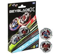Coffret double Beyblade X Tail Viper 5-80O et Sword Dran 3-60F avec 2 toupies rotation droite ; jouets de combat pour gar ons et filles de 8 ans