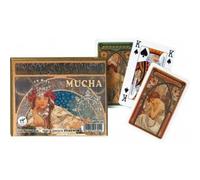 Coffret Double Cartes À Jouer Hyacinta Par Mucha