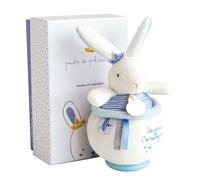 Coffret Doudou - Lapin en peluche Marin jouant une mélodie 14 cm