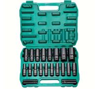 Coffret Douille Cliquet pour Outillage Clé Électrique 8-32mm Extension De Tête De Douille Jeu Complet De Douilles De Canon À Air Jeu De Douilles De Tournevis Hexagonal 20 Pièces