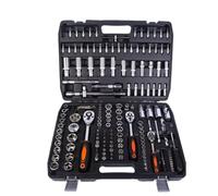 Coffret Douille Cliquet pour Outillage Jeu Clés À Douille Pour Réparation Mécanique 172 Pièces/Ser Boîte À Outils Combinée Outils Manuels Automobile Bricolage Kit Professionnel Automobile À Domicile