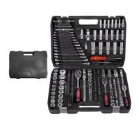 Coffret Douille Cliquet pour Outillage Jeu Clés Dynamométriques Pour Réparation Automobile 216 Pièces Matériel Réparation Automobile Clé Automatique Clé À Cliquet Outil À Douille