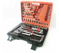 Coffret Douille Cliquet pour Outillage Jeu De Clés Combinées À Douille 150 Pièces Machine Ensemble D'outils De Réparation Automobile Jeu De Clés À Cliquet Outils Manuels