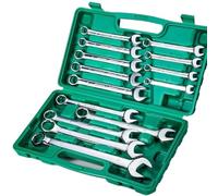 Coffret Douille Cliquet pour Outillage Jeu De Clés Combinées Outils De Réparation De Véhicules Jeu De Clés Outil À Cliquet Et Étui Outils Manuels 14 Pièces