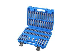 Coffret Douille Cliquet pour Outillage Jeu De Douilles De Tournevis Jeu D'embouts En Étoile Jeu D'embouts Hexagonaux À 12 Points Torx Adaptateur Douille Phillips 75 Pièces