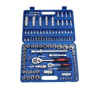 Coffret Douille Cliquet pour Outillage Jeu Douilles D'entraînement Boîte 108 Pièces Jeu Clés À Cliquet Avec Douilles Jeu Métriques À Embout Hexagonal Kits D'outils Mécaniques Réparation Automobile