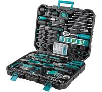 Coffret Douille Cliquet pour Outillage Kit D'outils Réparation À Domicile 198 Pièces Ensemble D'outils Générale Pour La Maison Et L'automobile Ensemble Mécanicien Général Kit Ménagers