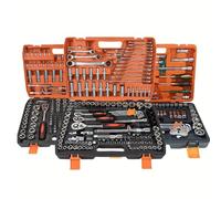 Coffret Douille et Accessoires Ensemble D'outils De Réparation Automobile De 53 Pièces Avec Douilles Et Étui Pour Motos De Tourisme De Rue Et Entretien Des Véhicules