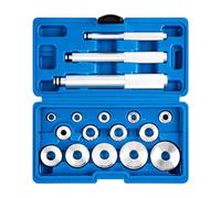 Coffret Douille et Accessoires Presse À Roulements De Roue Avec Pilote De Joint Avec Boîte De Rangement Extracteur De Roulements Outil Manuel De Réparation Automobile 17 Pièces