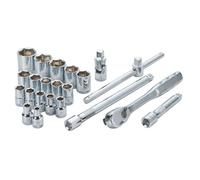 Coffret douilles 1/2"" - DeWALT - DWMT19241-1 - 22 pièces - Acier chrome-vanadium - Mallette de rangement