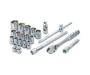 Coffret douilles 1/2"" - DeWALT - DWMT19241-1 - 22 pièces - Acier chrome-vanadium - Mallette de rangement